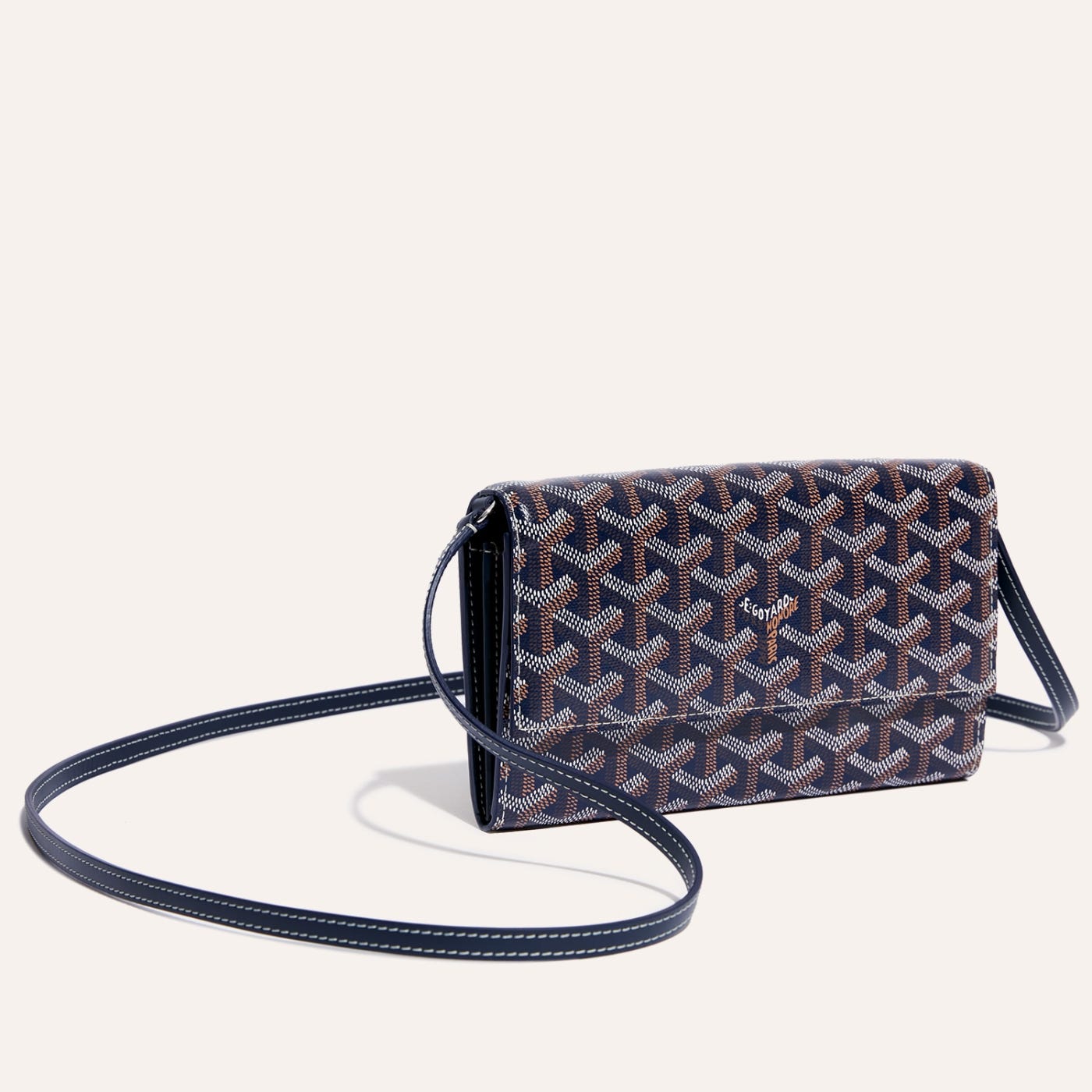 Goyard Varenne Continental Wallet Navy Blue - Image 1